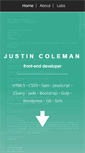 Mobile Screenshot of justincoleman.com